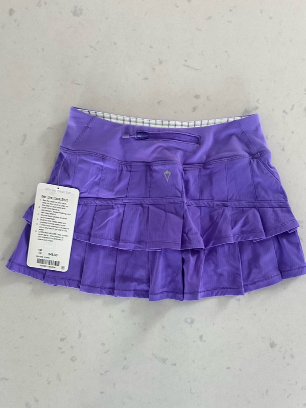 Ivivva Set the Pace Skirt Size 10 NWT